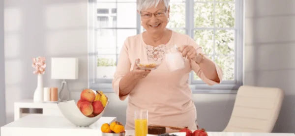 Woman taking nutritious breakfast WeightWiseHub